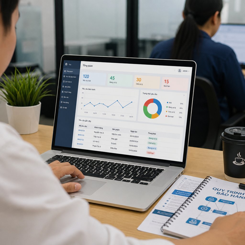 Phần mềm quản lý bảo hành hiệu quả Quy trình công cụ và kinh nghiệm thực tế