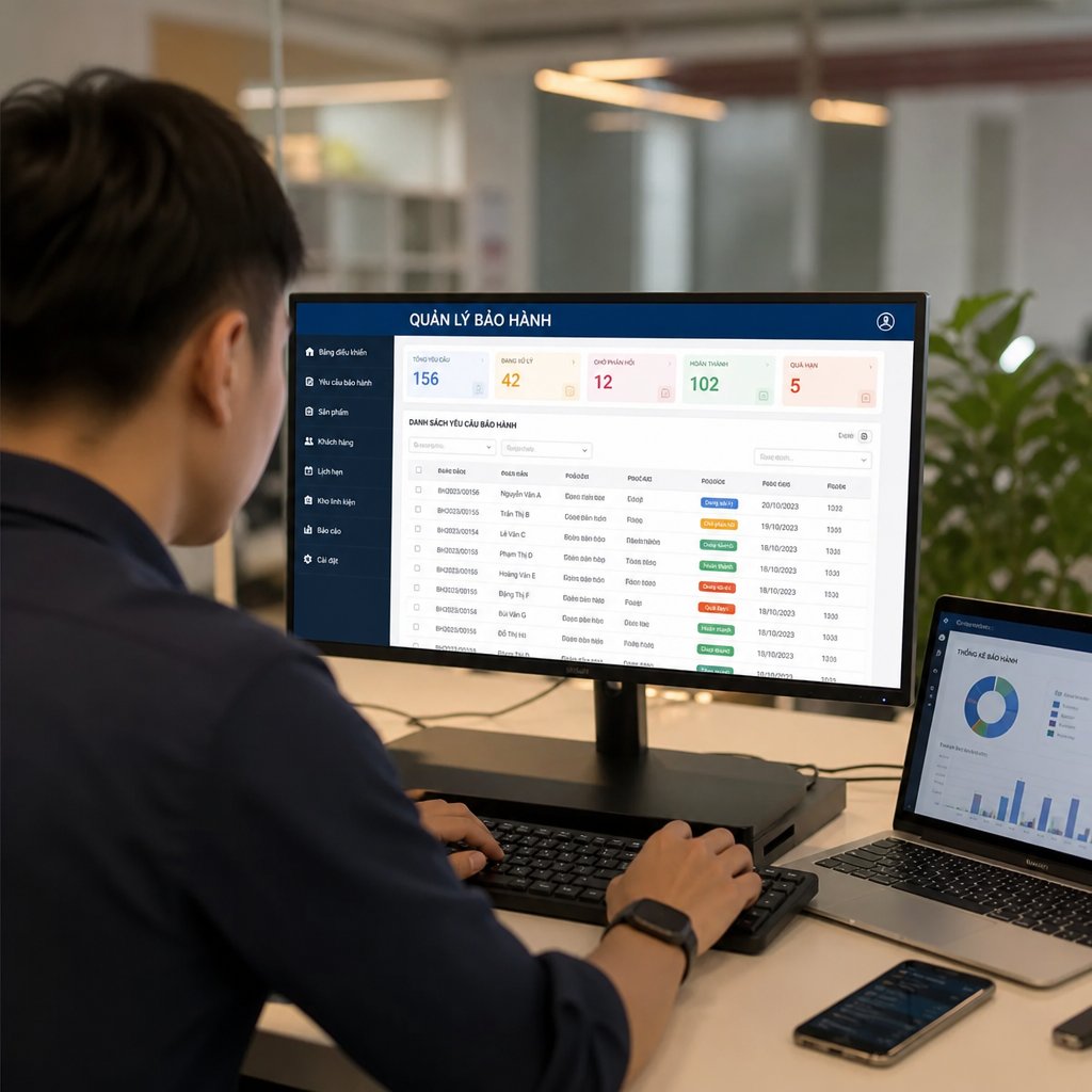 Phần mềm quản lý bảo hành hiệu quả Quy trình công cụ và kinh nghiệm thực tế