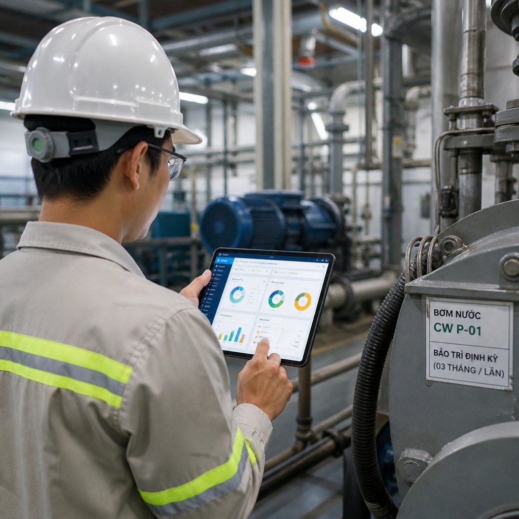 Tối ưu vận hành doanh nghiệp với phần mềm quản lý bảo trì thiết bị