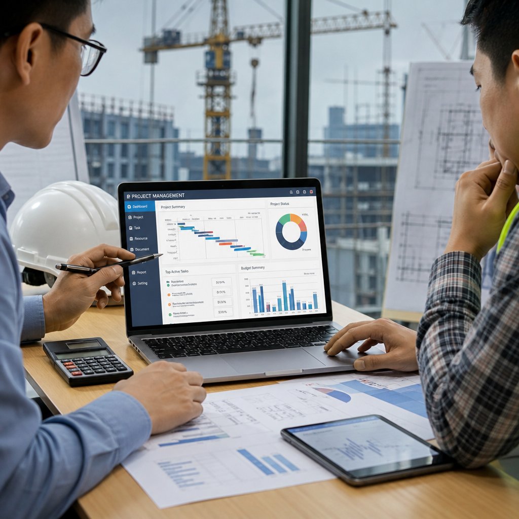 Kinh nghiệm phần mềm quản lý doanh nghiệp xây dựng hiệu quả hạn chế rủi ro phát sinh