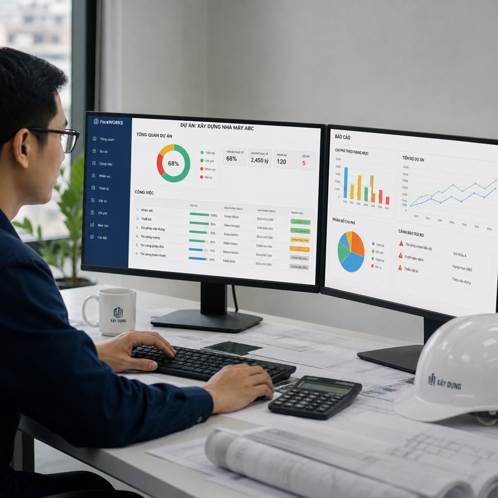 Kinh nghiệm phần mềm quản lý doanh nghiệp xây dựng hiệu quả hạn chế rủi ro phát sinh