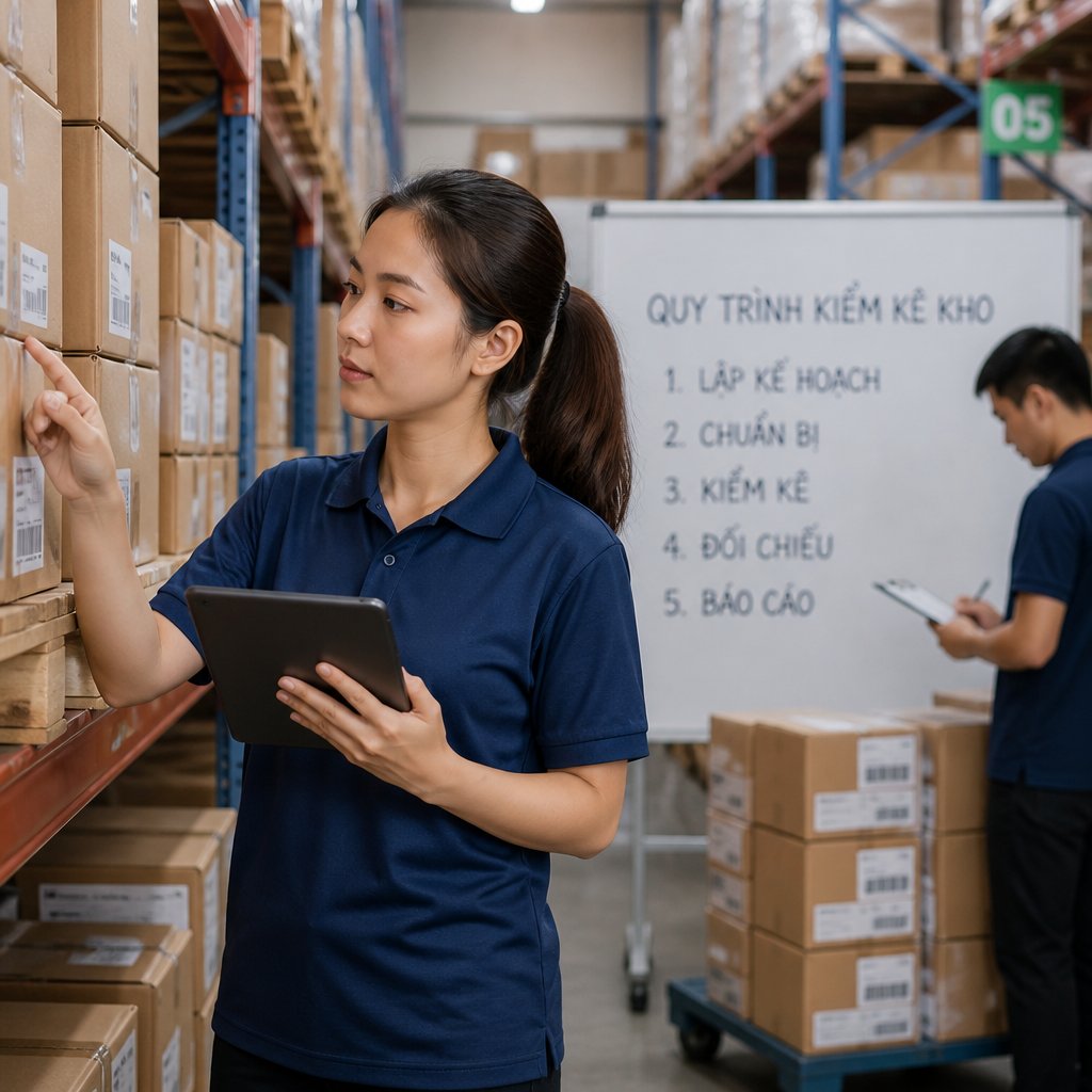 Các bước quy trình kiểm kê kho đúng cách tiết kiệm thời gian và chi phí