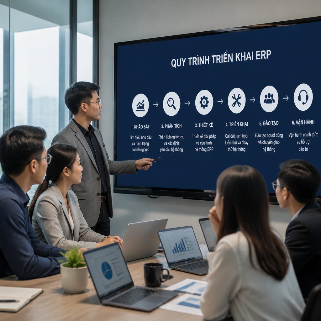 Cẩm nang quy trình triển khai ERP dành cho doanh nghiệp