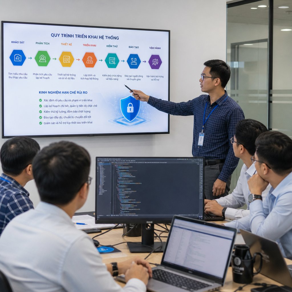 Kinh nghiệm triển khai hệ thống hiệu quả hạn chế rủi ro phát sinh