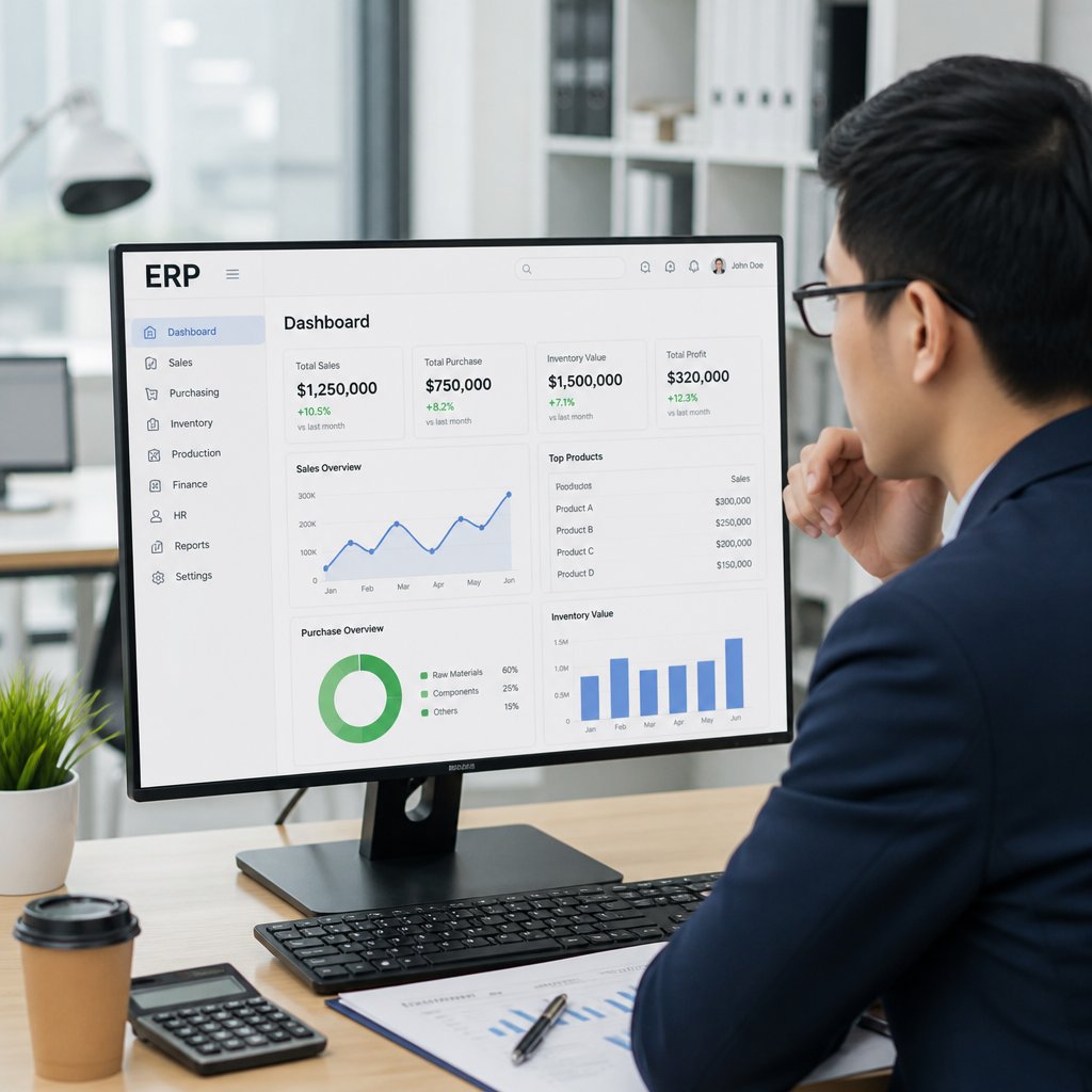 Chương trình ERP Các tính năng cần có và cách lựa chọn phù hợp