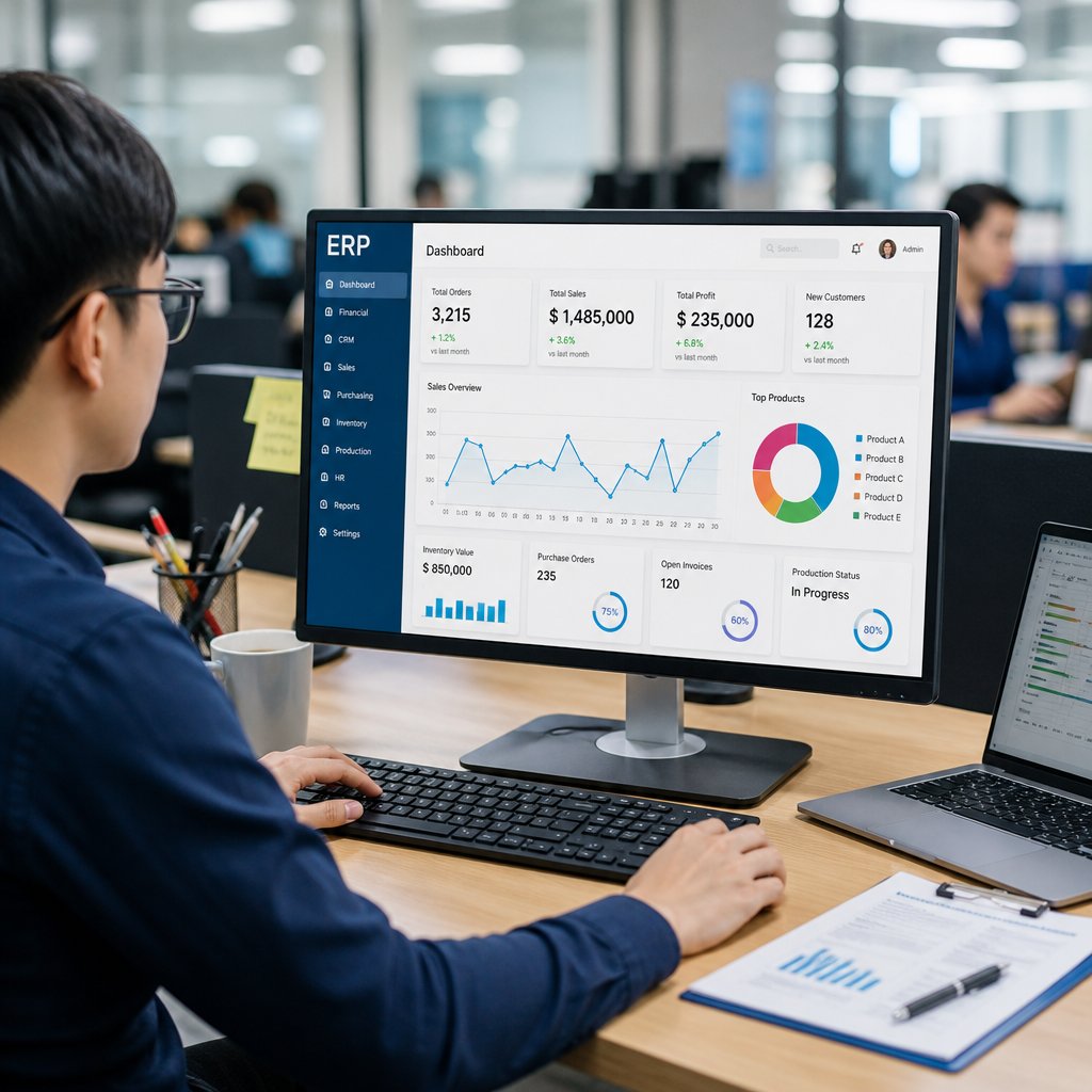 Chương trình ERP Các tính năng cần có và cách lựa chọn phù hợp