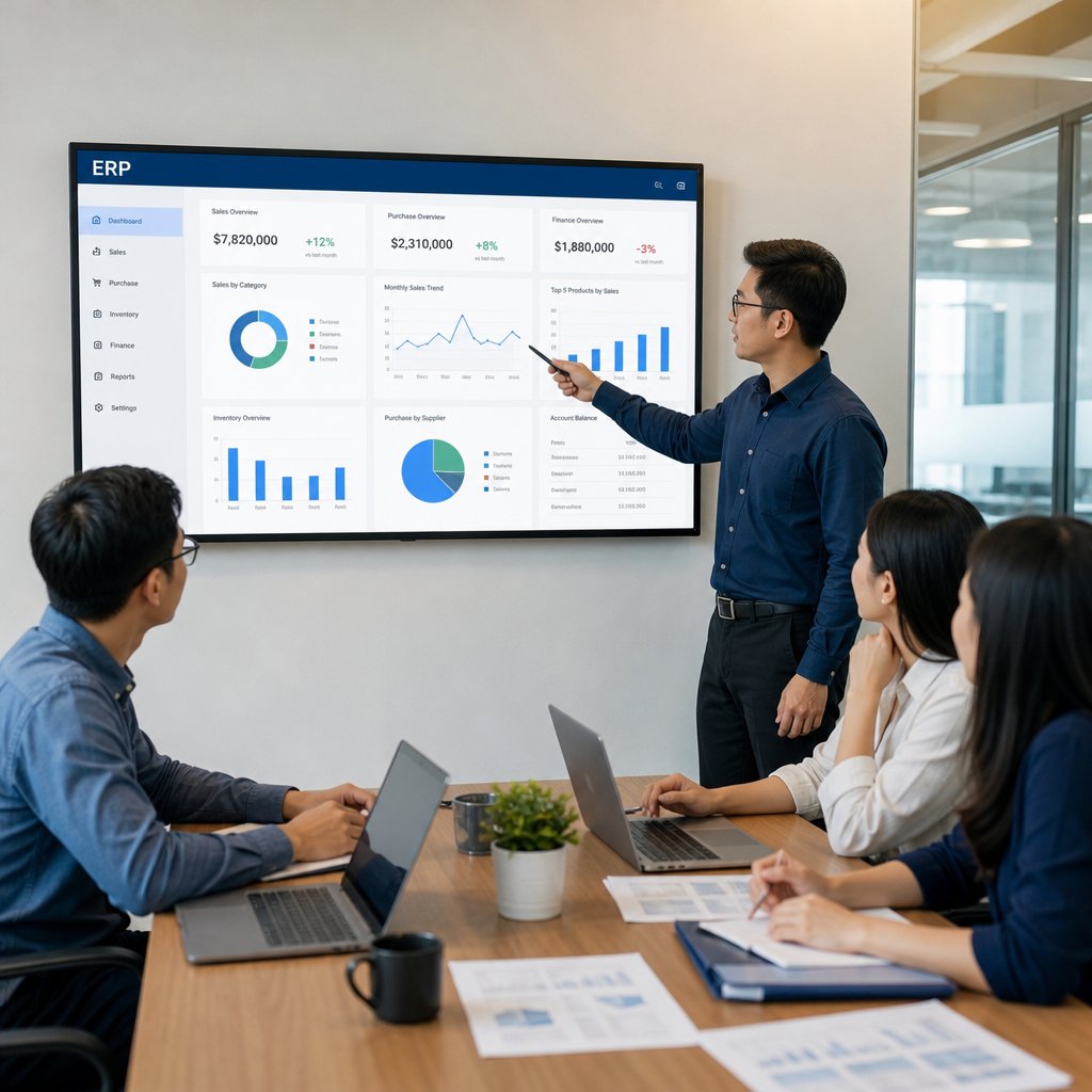 Chức năng ERP mang lại lợi ích gì Góc nhìn thực tế cho doanh nghiệp