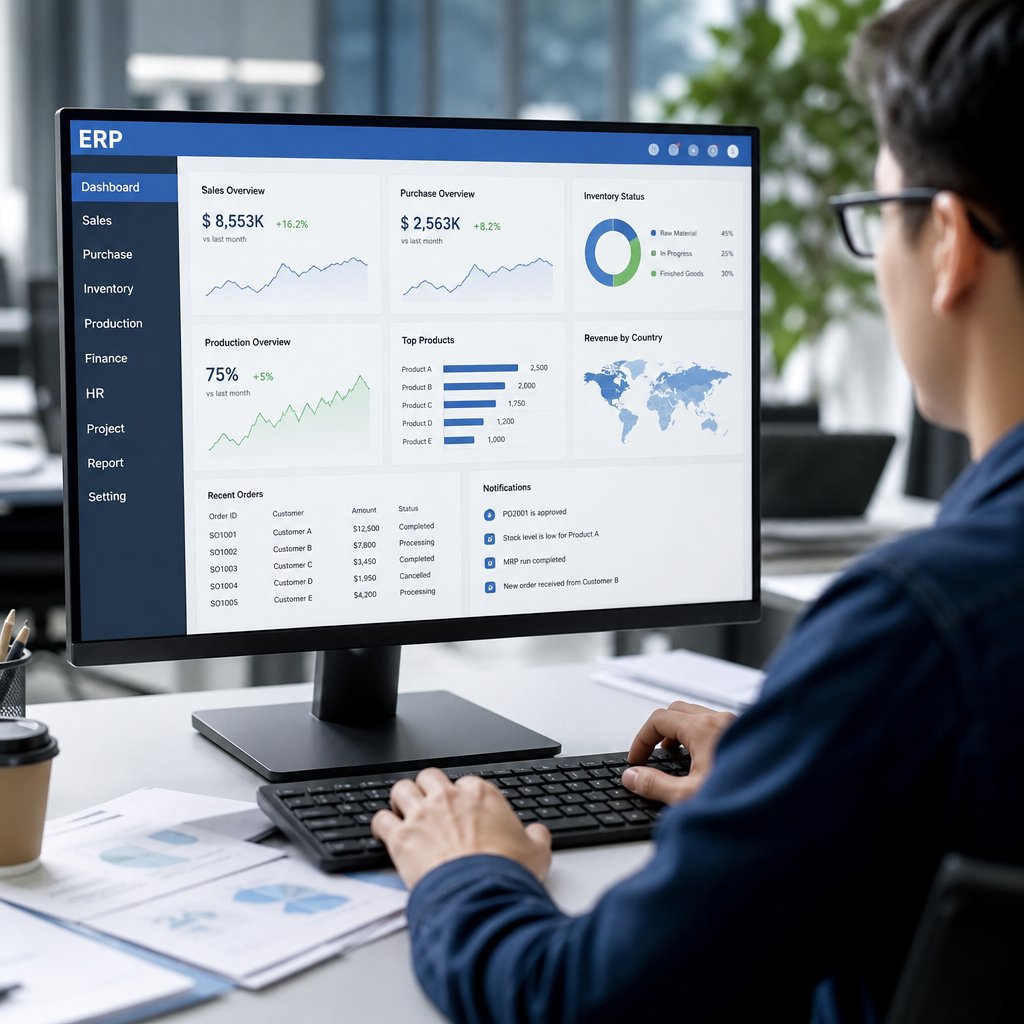 Tìm hiểu các công ty sử dụng phần mềm ERP Khái niệm và cách ứng dụng hiệu quả trong thực tế