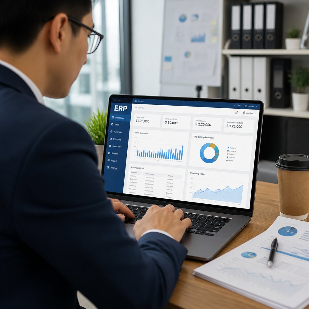 Phân tích dùng thử phần mềm ERP Vai trò và cách triển khai hiệu quả