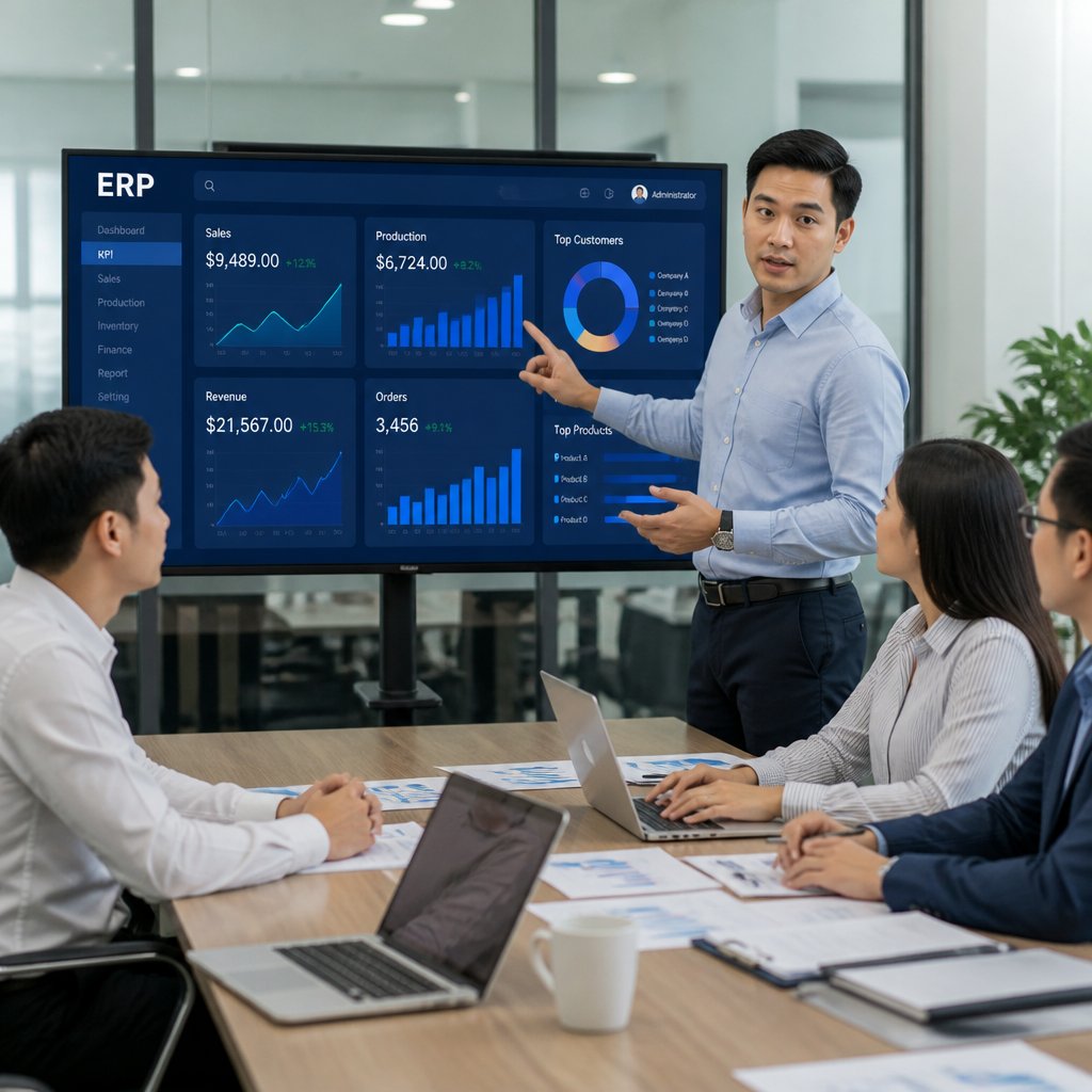 Phân tích dùng thử phần mềm ERP Vai trò và cách triển khai hiệu quả
