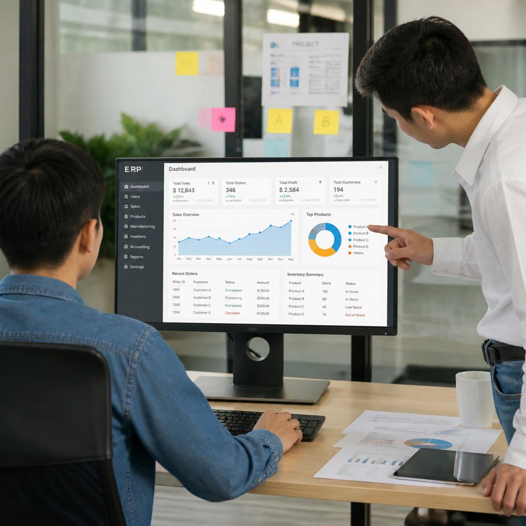 Giải pháp ERP mã nguồn mở Cách tối ưu quy trình và nâng cao hiệu suất
