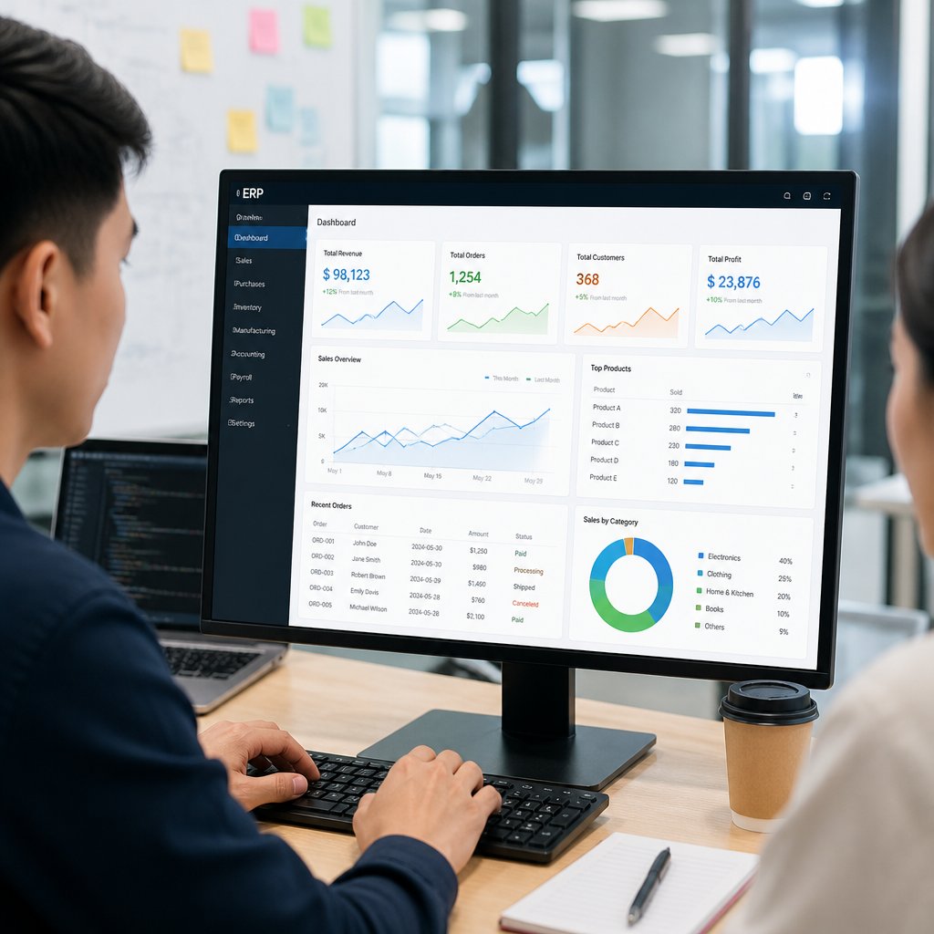 Giải pháp ERP mã nguồn mở Cách tối ưu quy trình và nâng cao hiệu suất