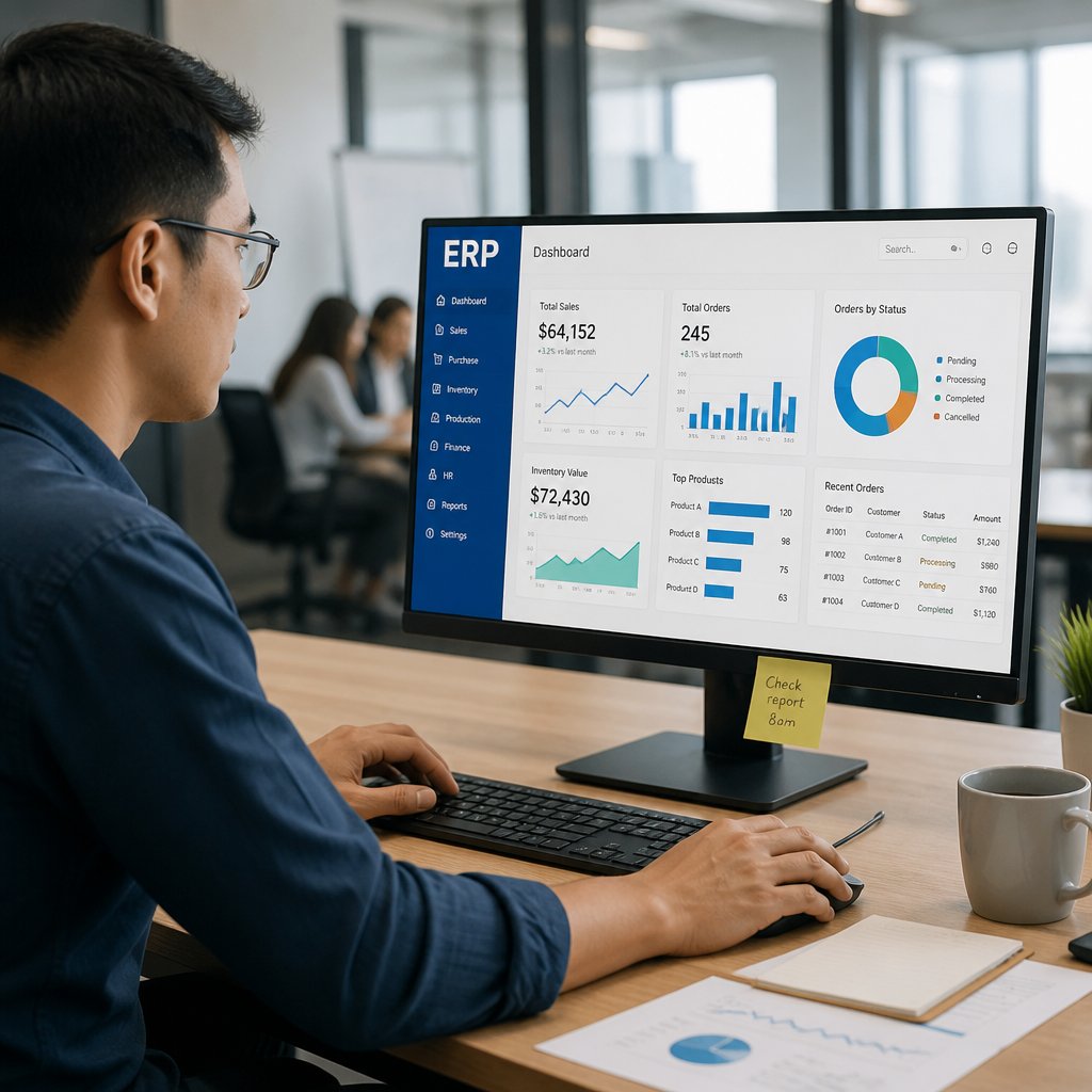 Cách ứng dụng ERP quản lý doanh nghiệp để kiểm soát công việc tốt hơn