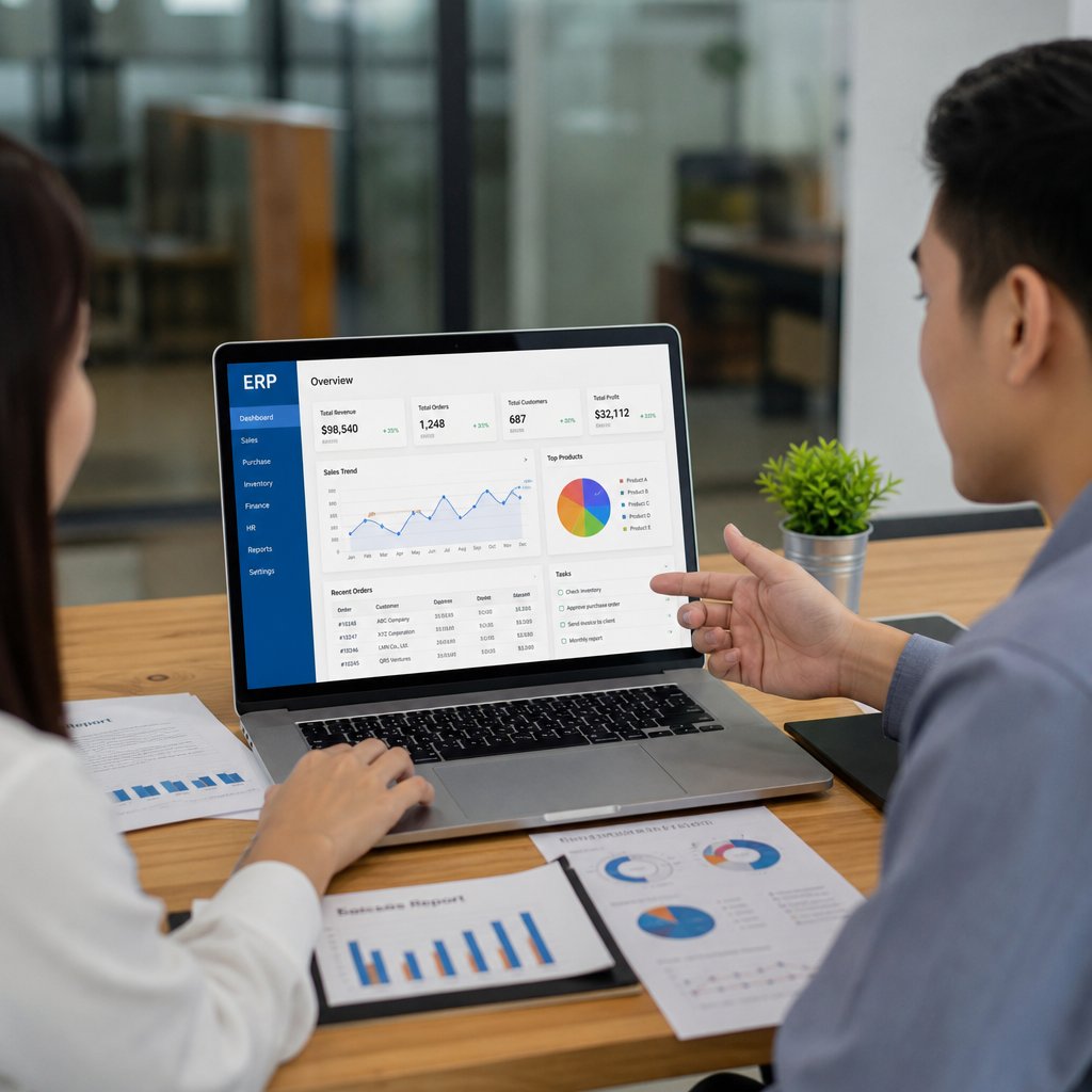 Tìm hiểu giải pháp ERP cho doanh nghiệp vừa và nhỏ Khái niệm và cách ứng dụng hiệu quả trong thực tế