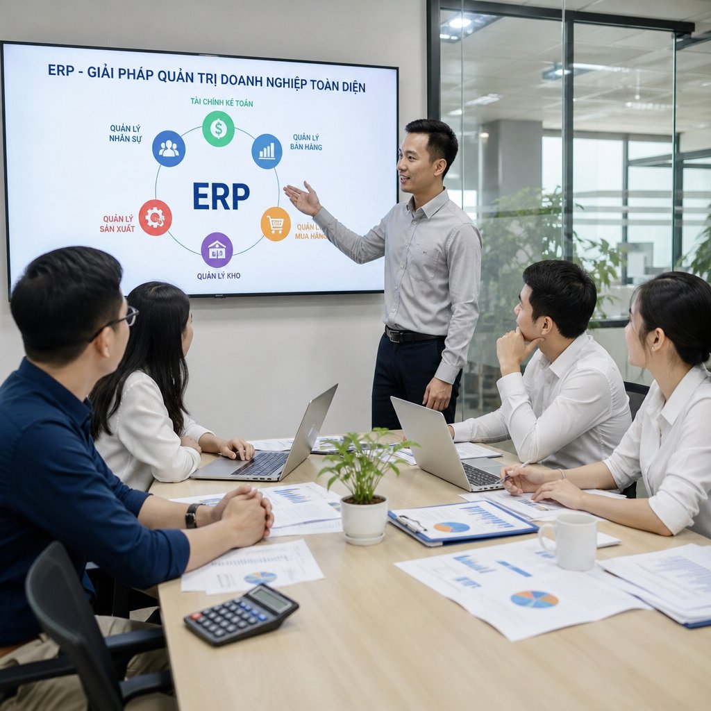 Tìm hiểu giải pháp ERP cho doanh nghiệp vừa và nhỏ Khái niệm và cách ứng dụng hiệu quả trong thực tế