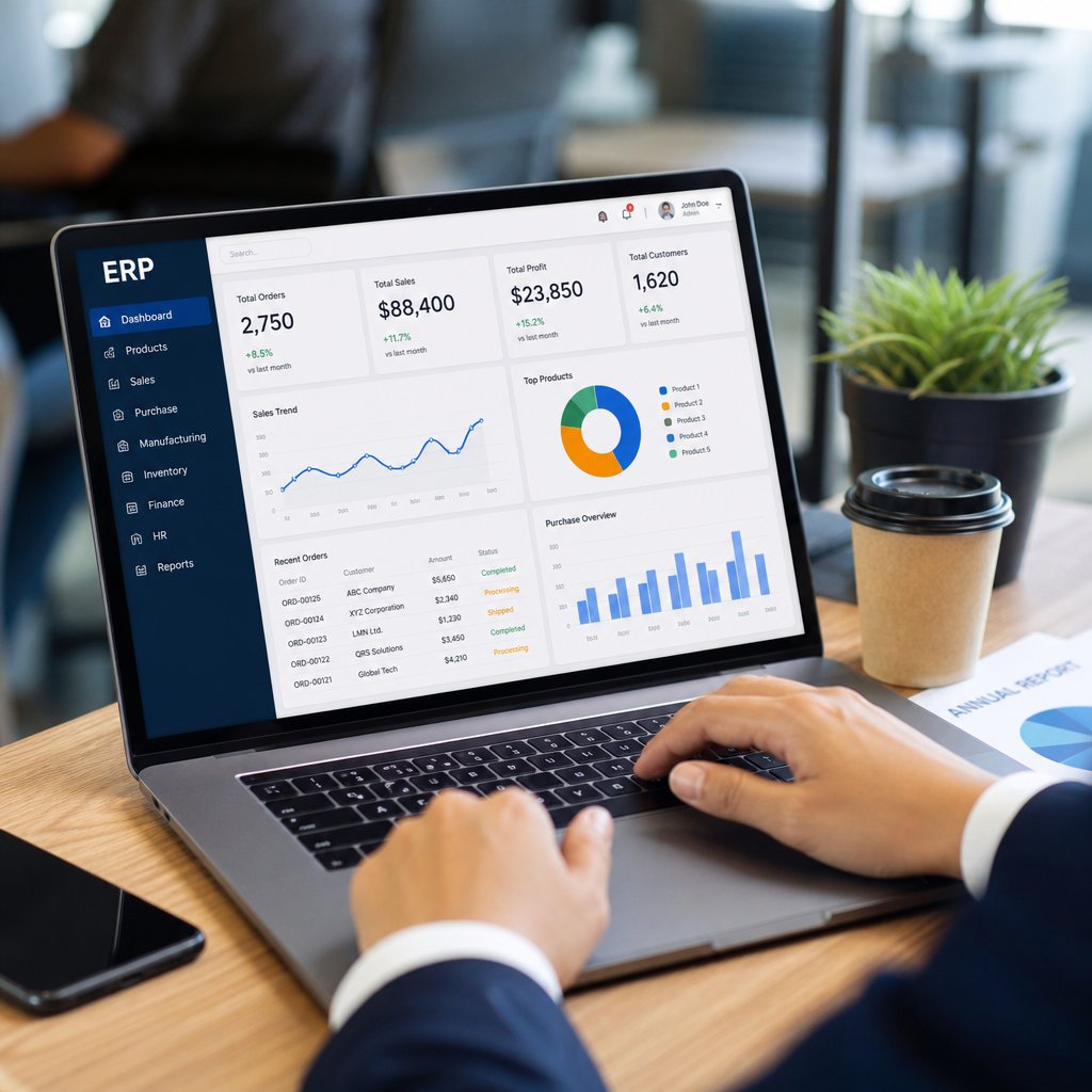 Giải pháp giải pháp phần mềm ERP Cách tối ưu quy trình và nâng cao hiệu suất
