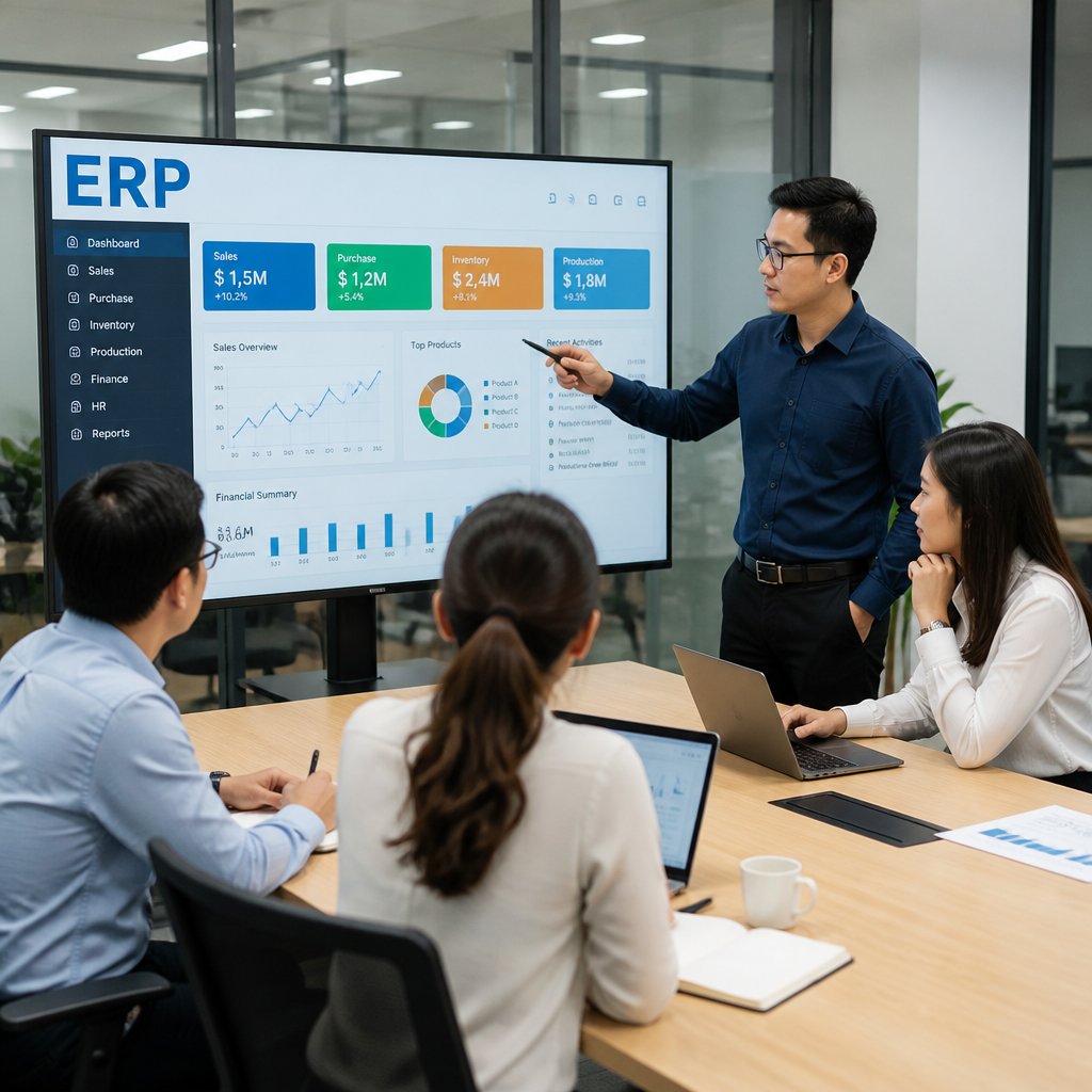 Tìm hiểu giới thiệu về ERP từ cơ bản đến ứng dụng thực tế