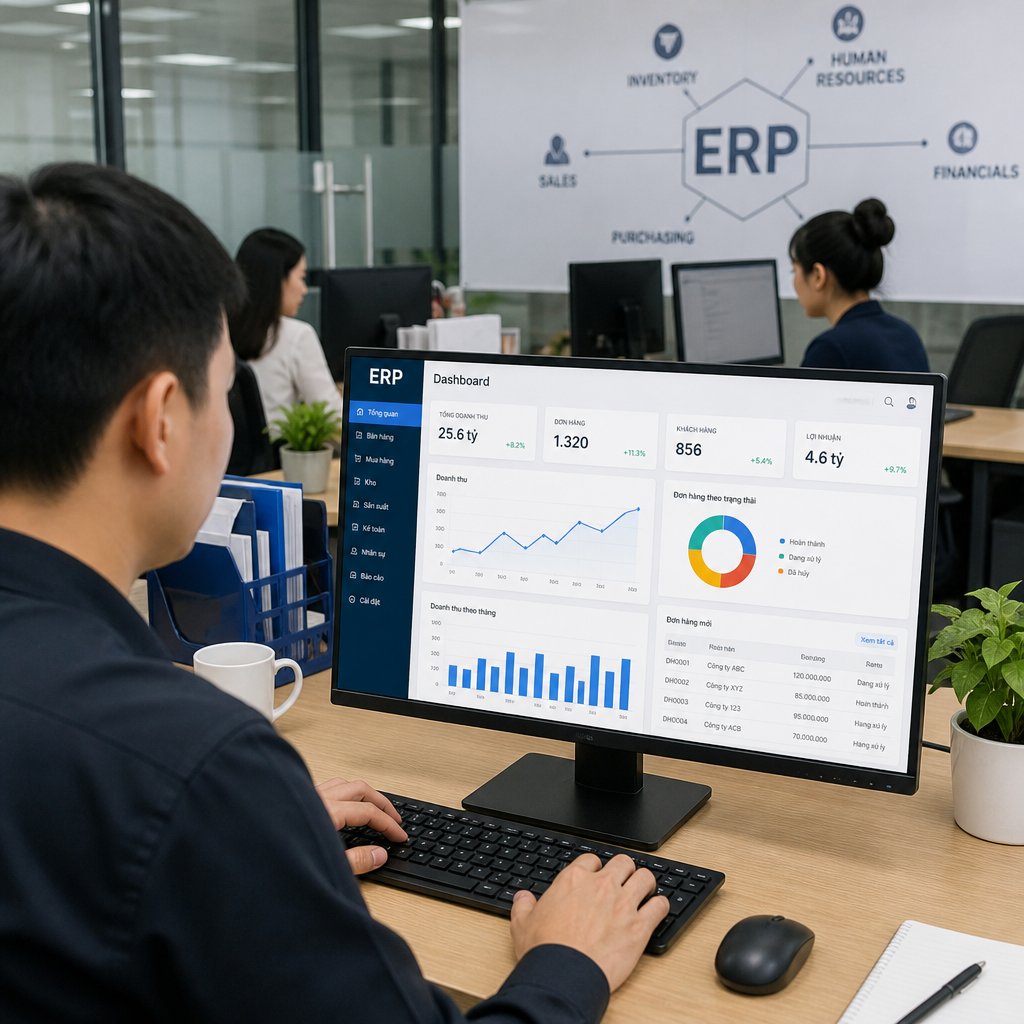 Tối ưu vận hành doanh nghiệp với hệ thống quản lý doanh nghiệp ERP
