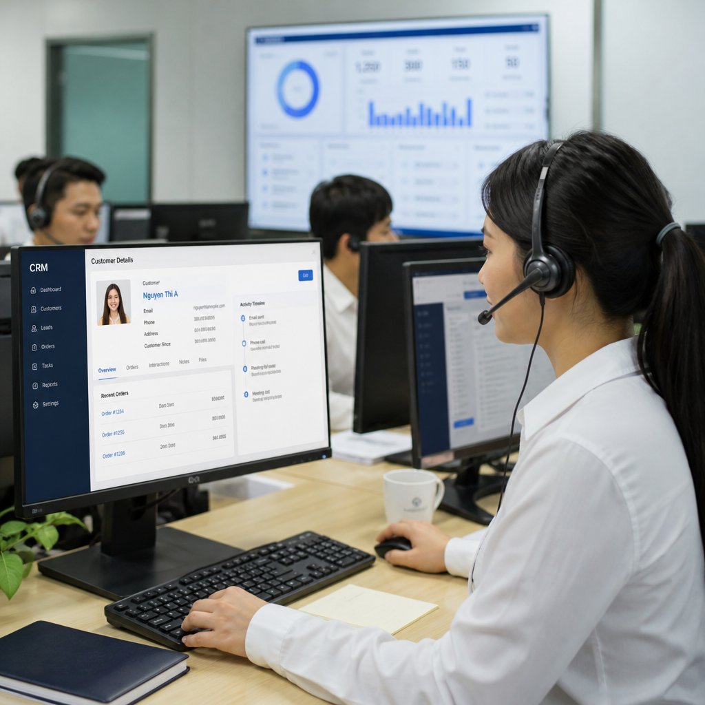 Hệ thống quản lý thông tin khách hàng Giải pháp cải thiện quy trình và nâng cao hiệu quả