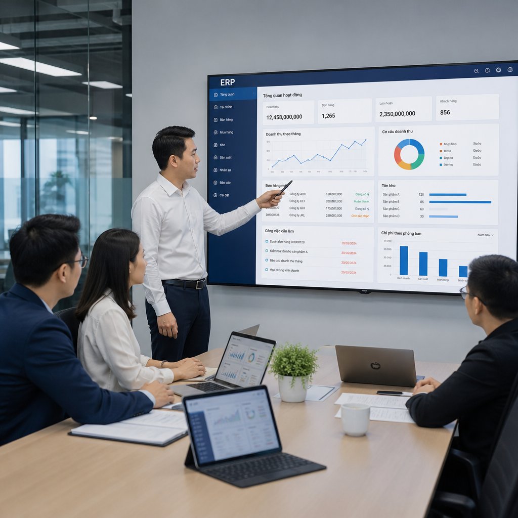 Cách ứng dụng hệ thống quản trị nguồn lực doanh nghiệp ERP để kiểm soát công việc tốt hơn