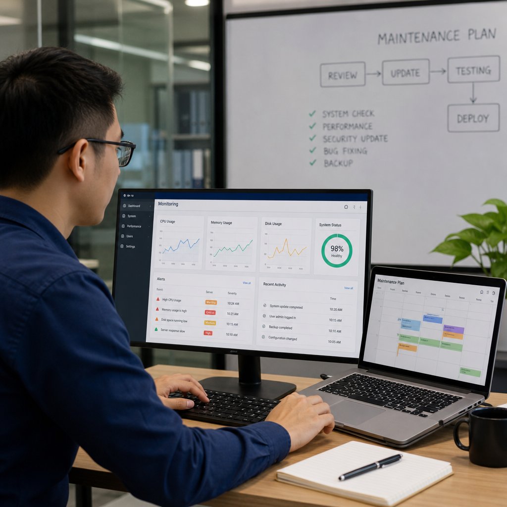 Tối ưu vận hành doanh nghiệp với lập kế hoạch bảo trì phần mềm