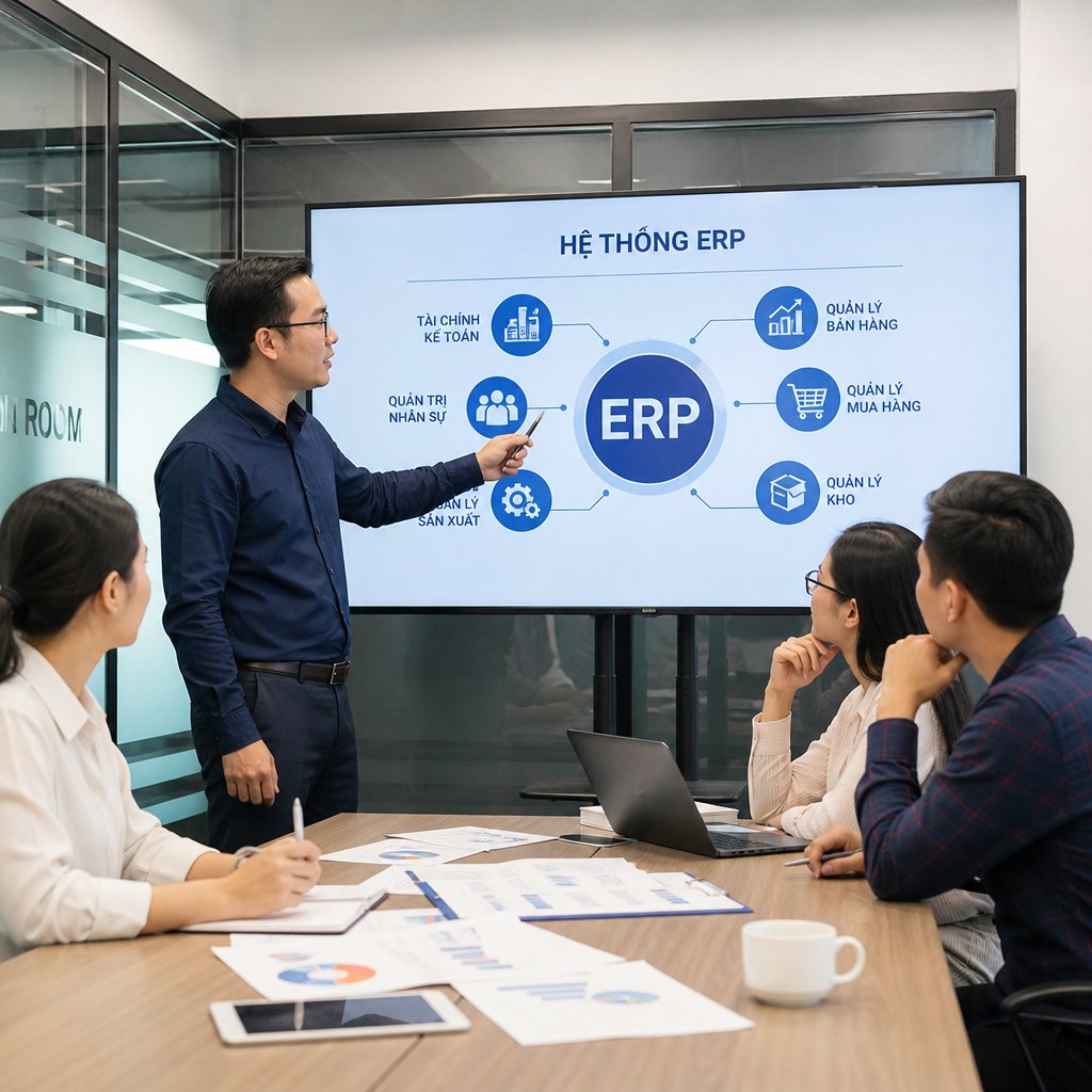 Lựa chọn mua phần mềm ERP Tiêu chí đánh giá và kinh nghiệm thực tế