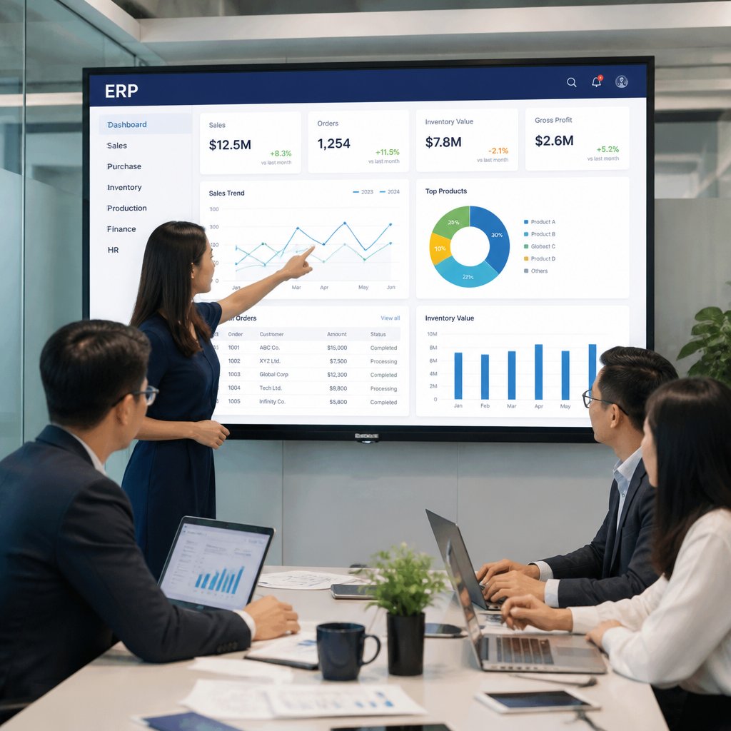 Giải pháp nhà cung cấp ERP Cách tối ưu quy trình và nâng cao hiệu suất