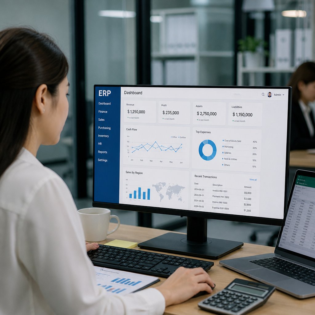 Phần mềm kế toán ERP giúp đồng bộ dữ liệu tài chính và quản trị