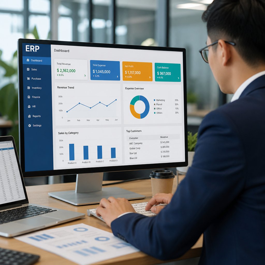 Phần mềm kế toán ERP giúp đồng bộ dữ liệu tài chính và quản trị