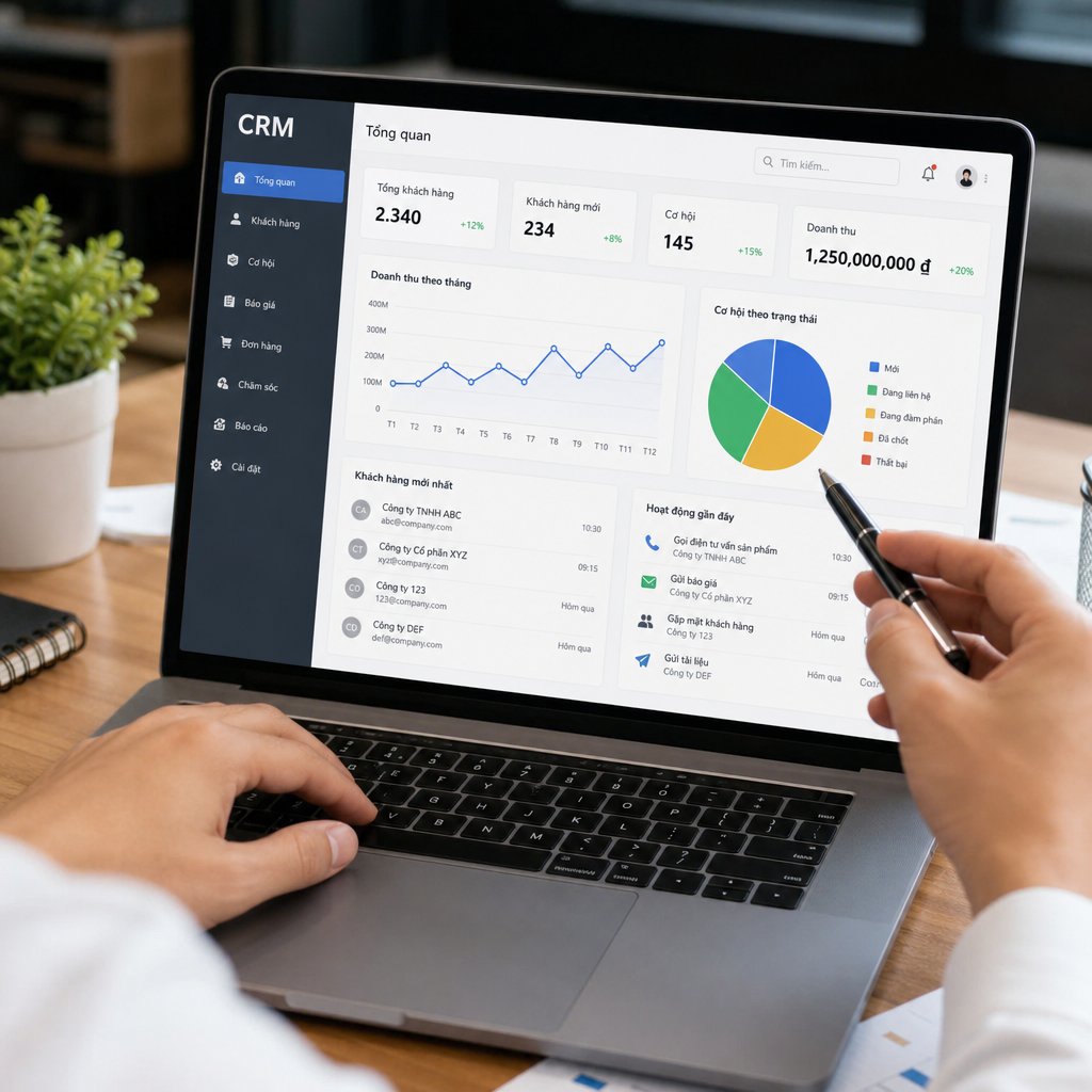 Phần mềm chăm sóc khách hàng CRM hiệu quả Quy trình công cụ và kinh nghiệm thực tế