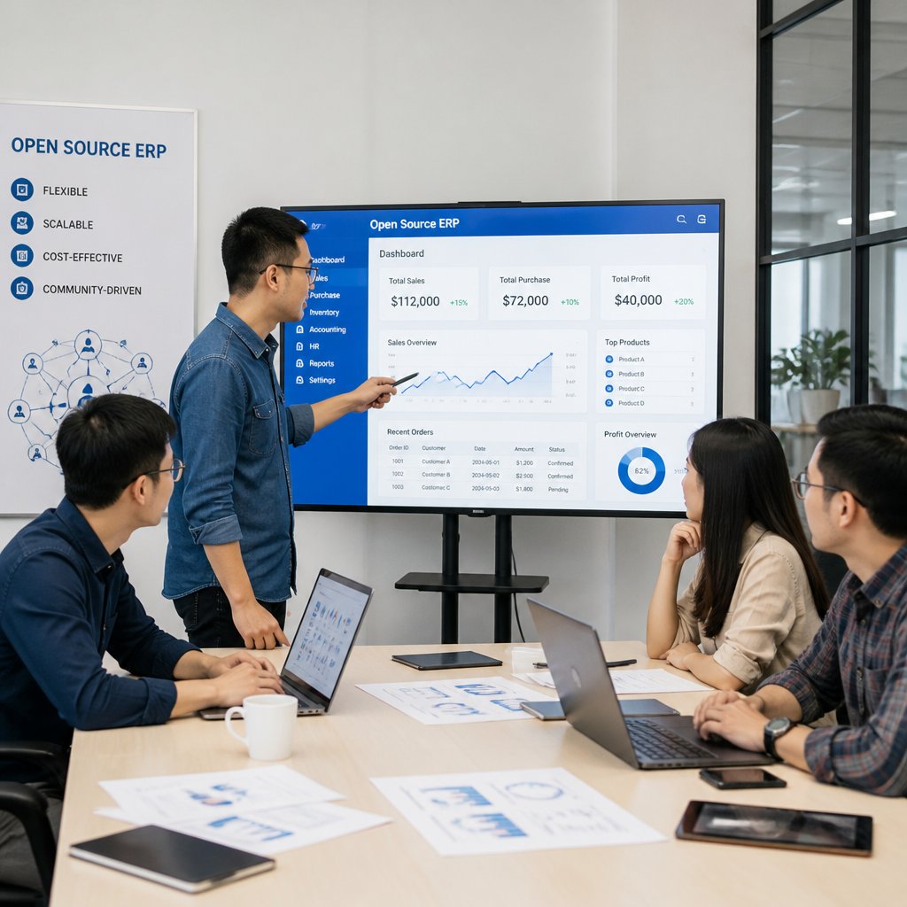 Giải pháp phần mềm ERP mã nguồn mở Cách tối ưu quy trình và nâng cao hiệu suất