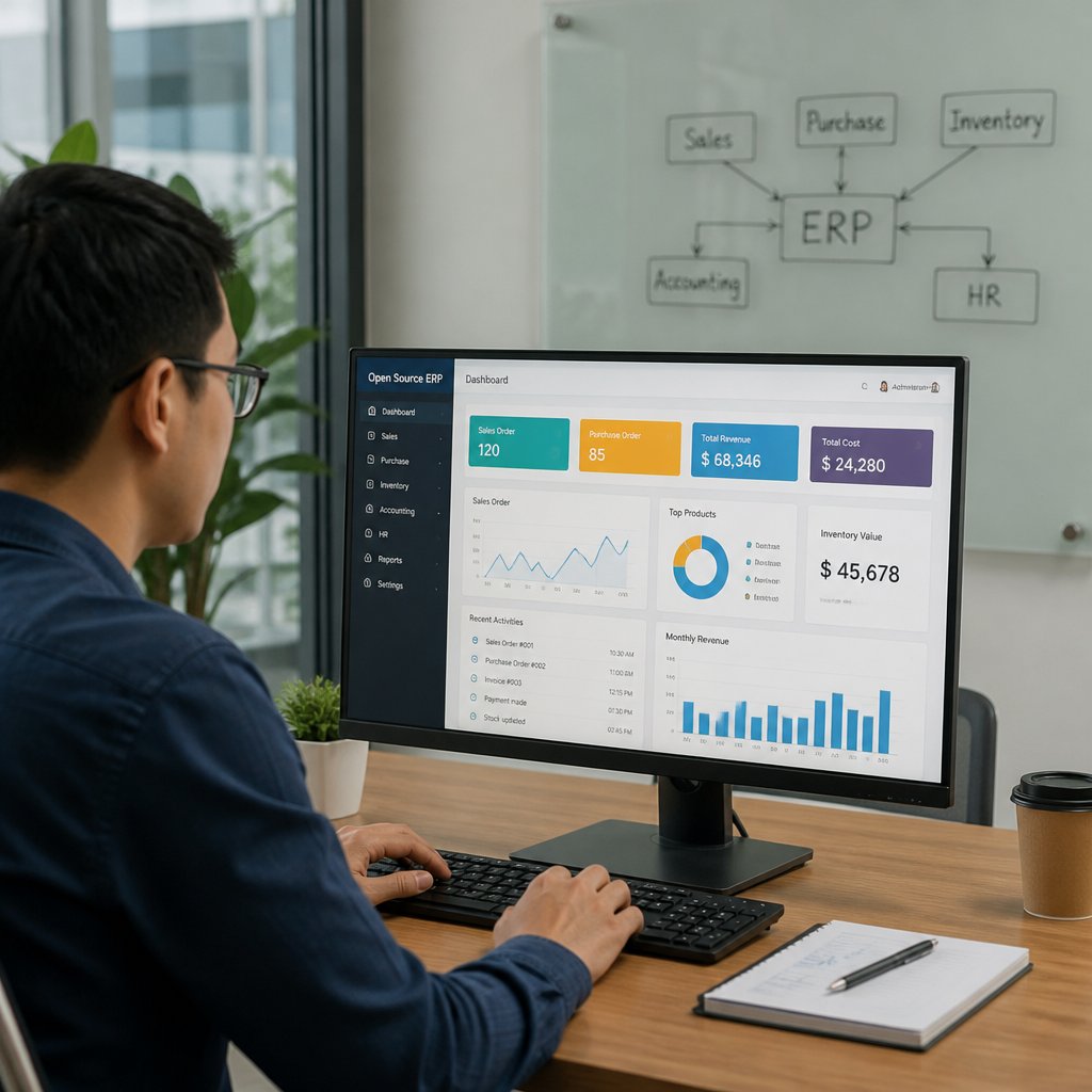 Giải pháp phần mềm ERP mã nguồn mở Cách tối ưu quy trình và nâng cao hiệu suất