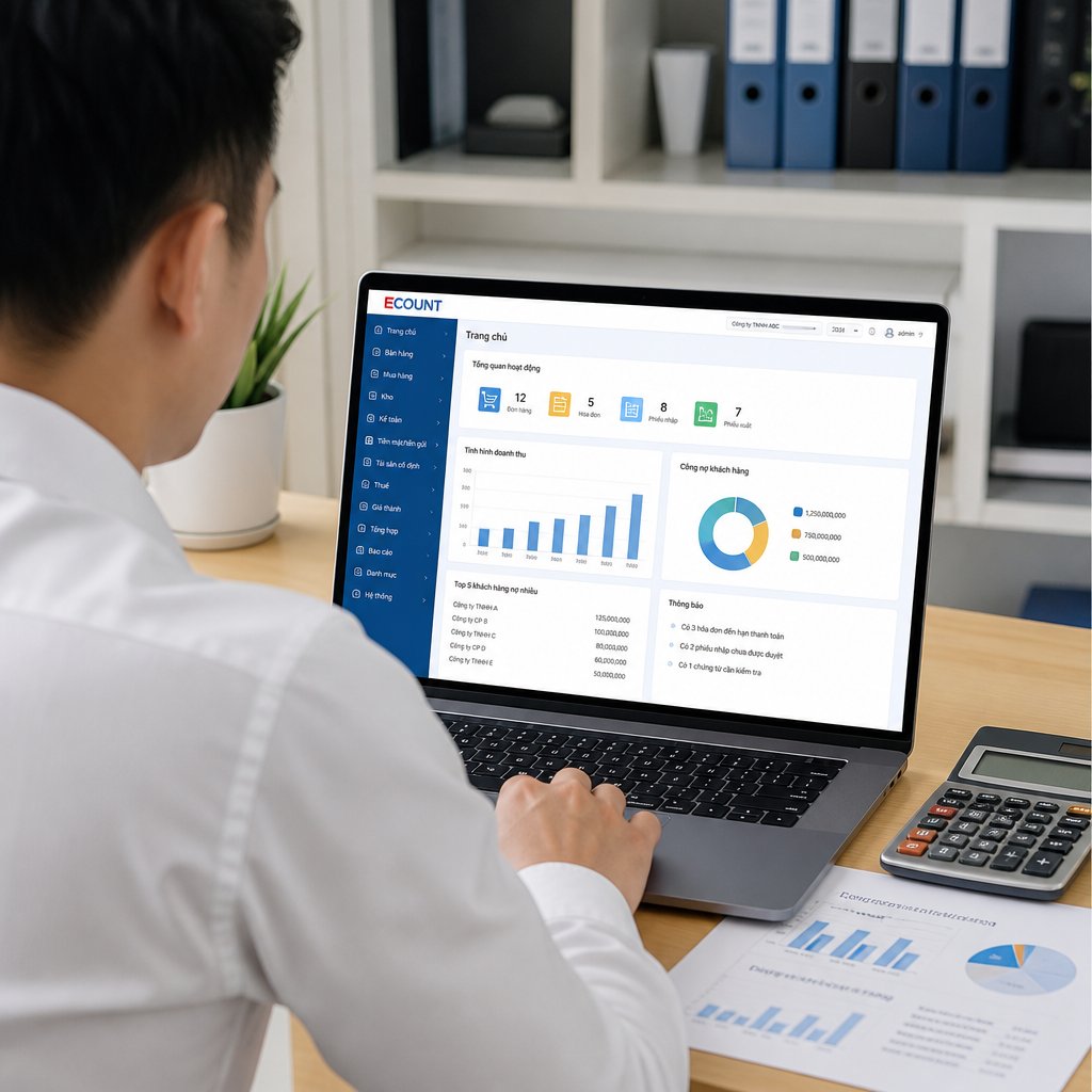 Phần mềm kế toán ecount Các tính năng cần có và cách lựa chọn phù hợp