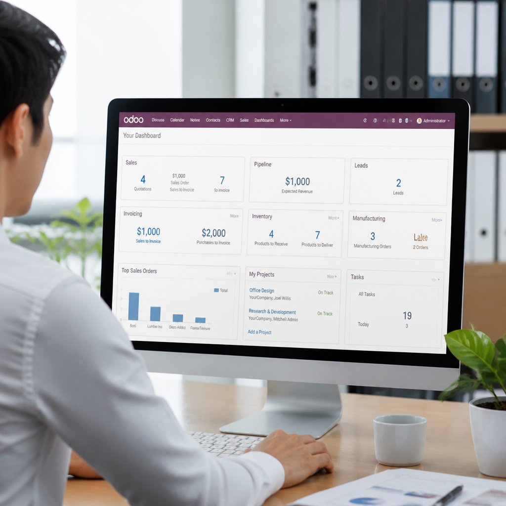 Giải pháp phần mềm openerp Cách tối ưu quy trình và nâng cao hiệu suất