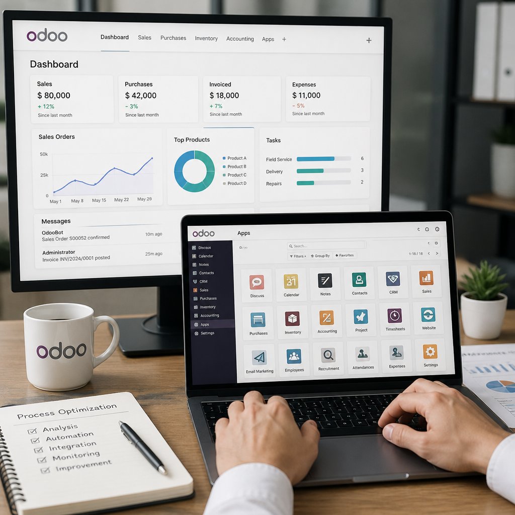 Giải pháp phần mềm openerp Cách tối ưu quy trình và nâng cao hiệu suất