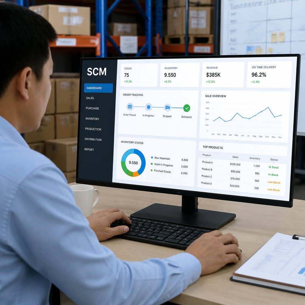 Cách ứng dụng phần mềm quản lý chuỗi cung ứng SCM để kiểm soát công việc tốt hơn