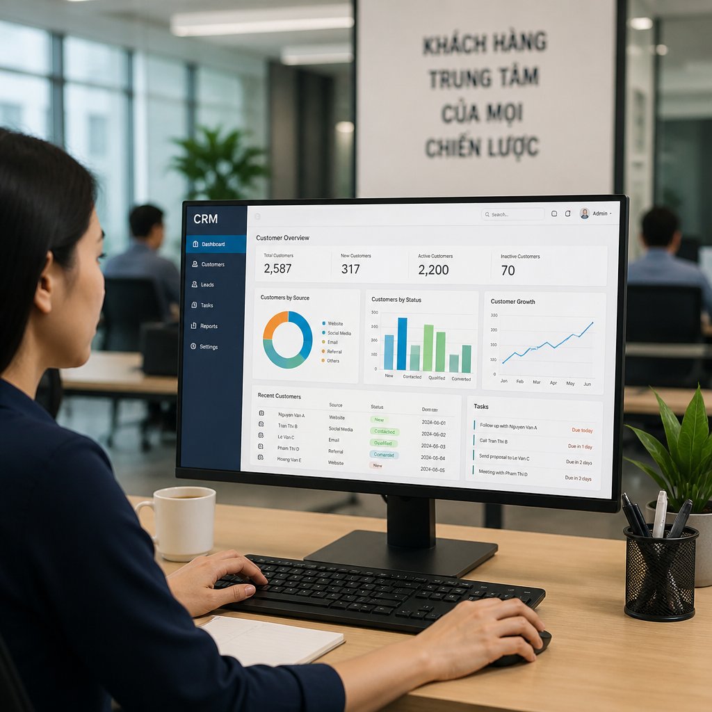 Phần mềm quản lý dữ liệu khách hàng Giải pháp cải thiện quy trình và nâng cao hiệu quả