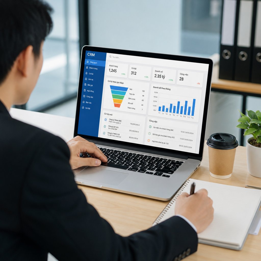 Phần mềm quản lý khách hàng cho sale Giải pháp cải thiện quy trình và nâng cao hiệu quả