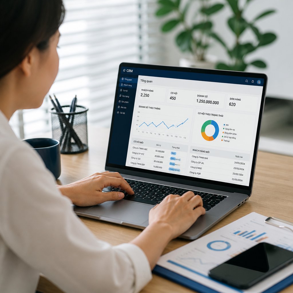 Tối ưu vận hành doanh nghiệp với phần mềm quản lý khách hàng online
