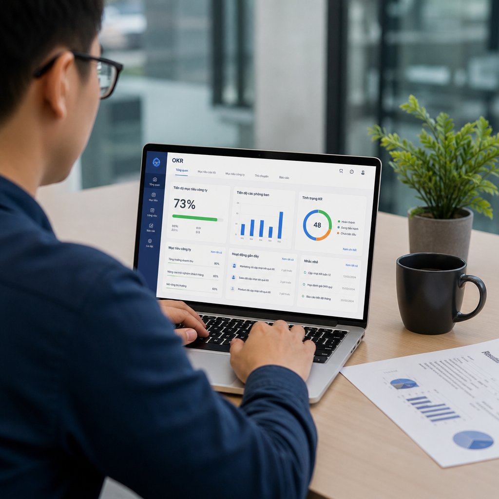 Phần mềm quản lý OKR Giải pháp cải thiện quy trình và nâng cao hiệu quả