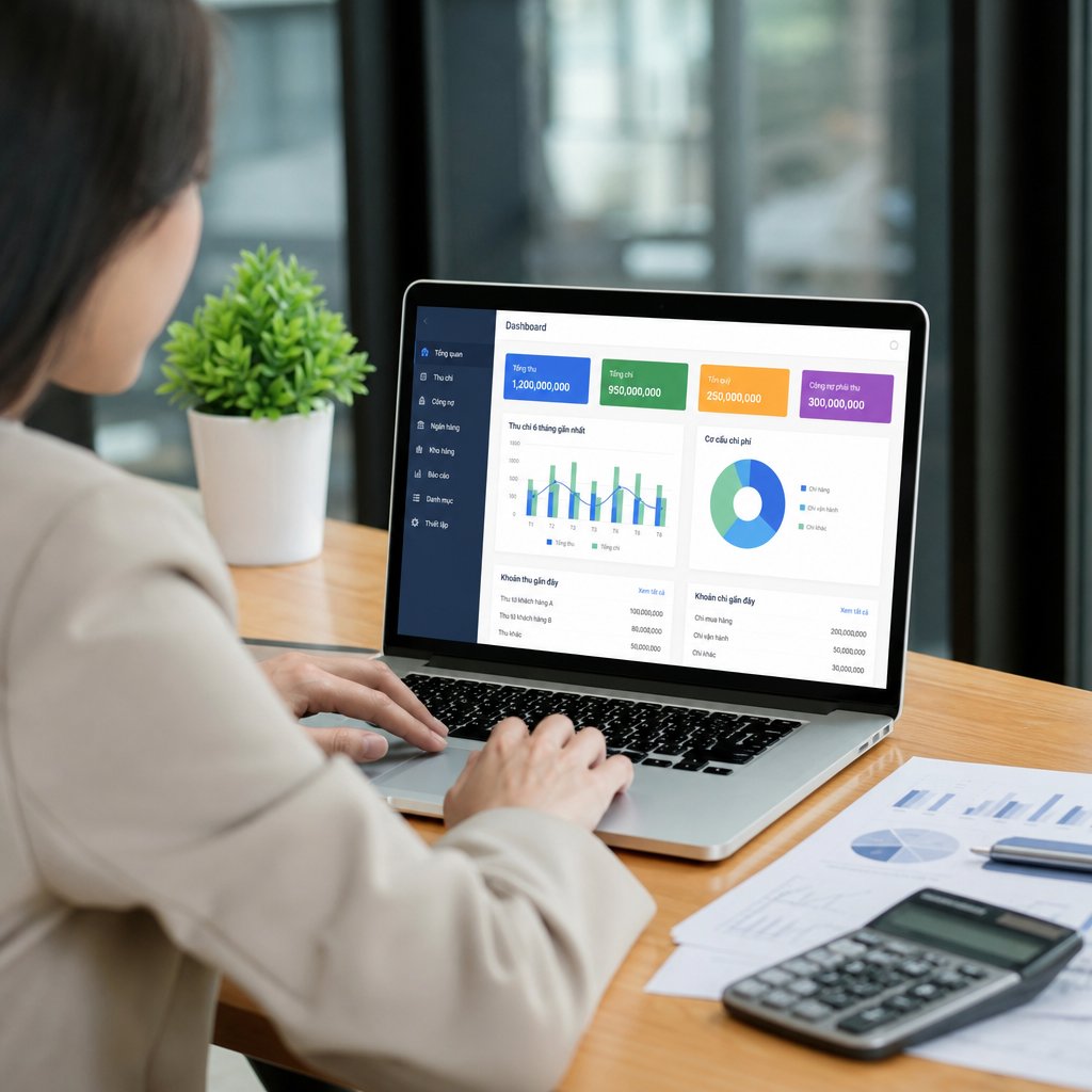 Phần mềm quản lý thu chi doanh nghiệp Giải pháp cải thiện quy trình và nâng cao hiệu quả