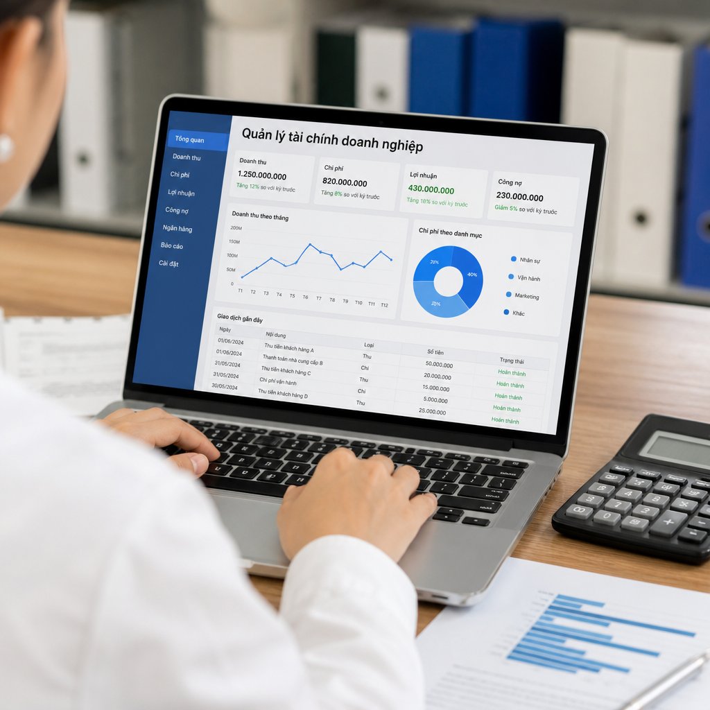 Phần mềm quản lý tài chính doanh nghiệp miễn phí Ưu điểm hạn chế và những điểm cần cân nhắc