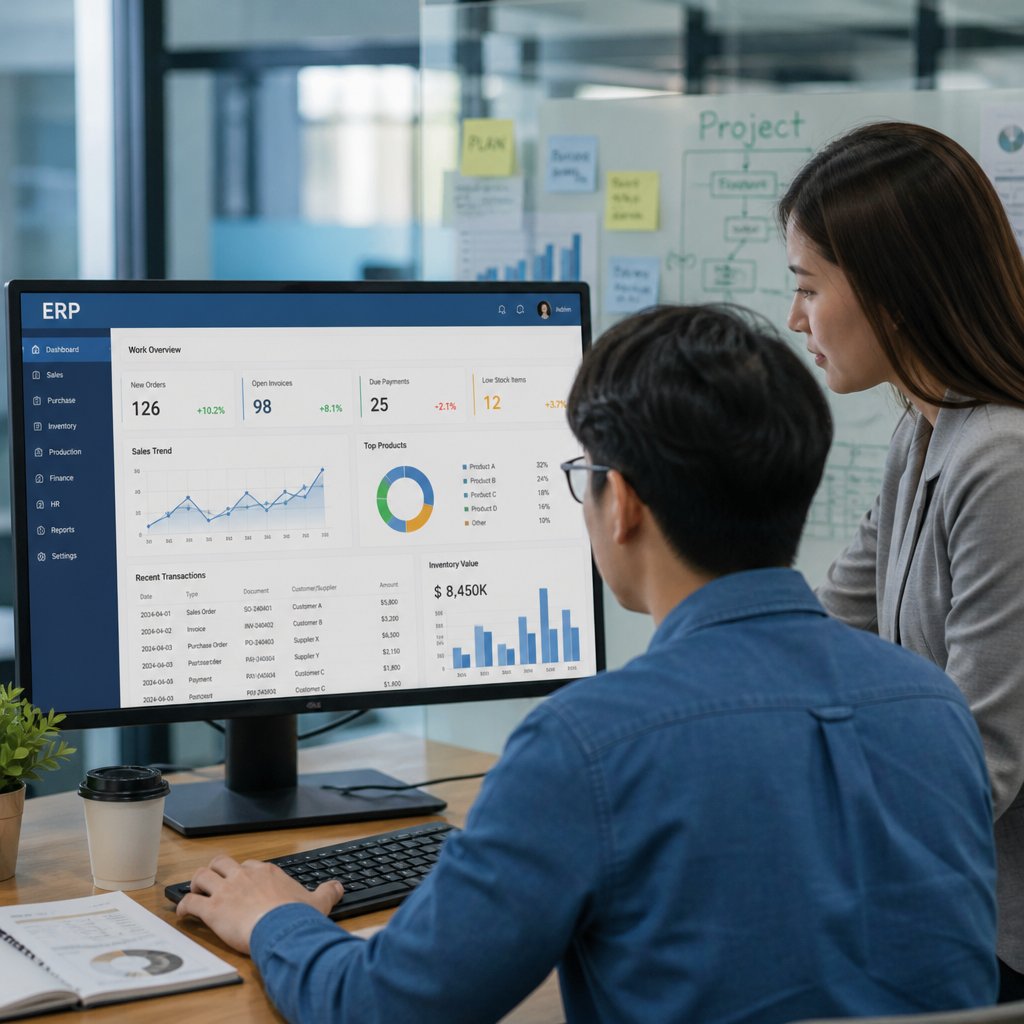 Phần mềm quản trị ERP hiệu quả Quy trình công cụ và kinh nghiệm thực tế