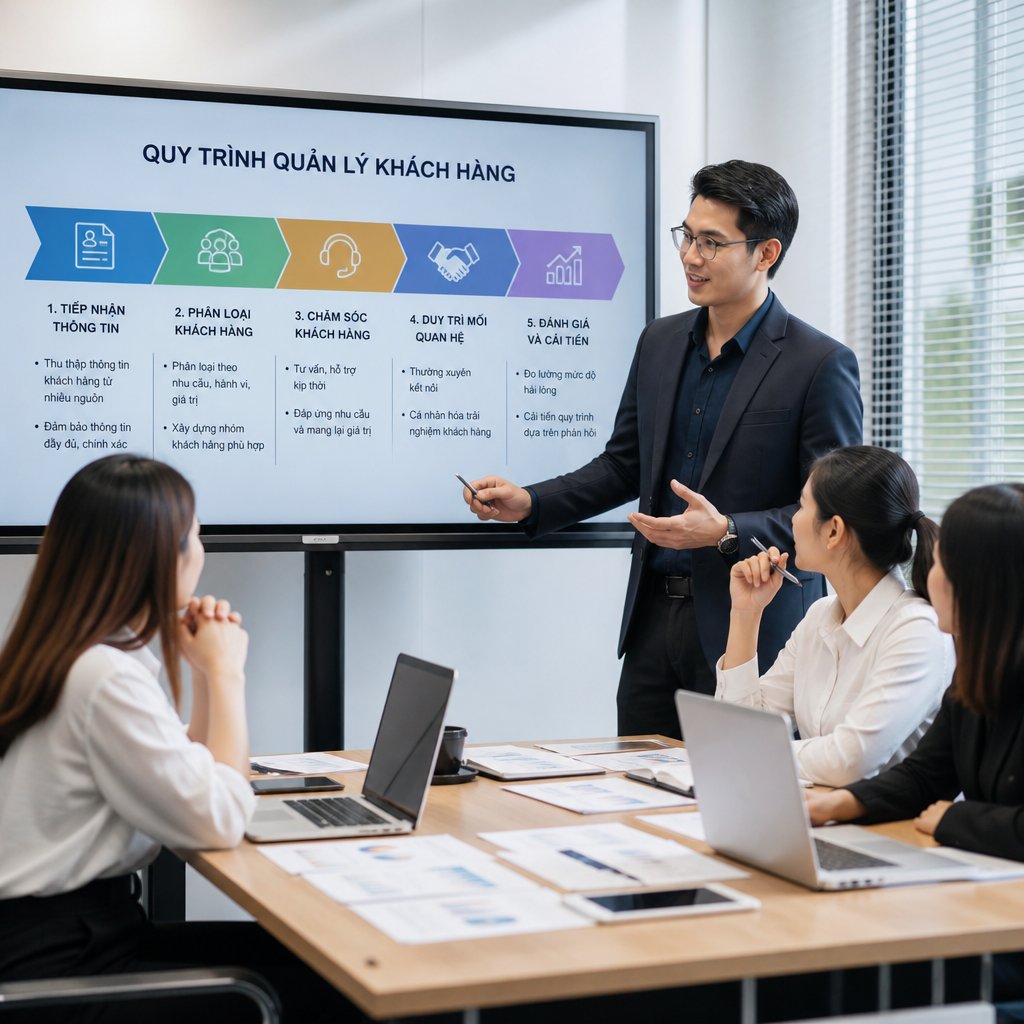 Quy trình quản lý khách hàng hiệu quả Quy trình thực hiện và những lưu ý quan trọng