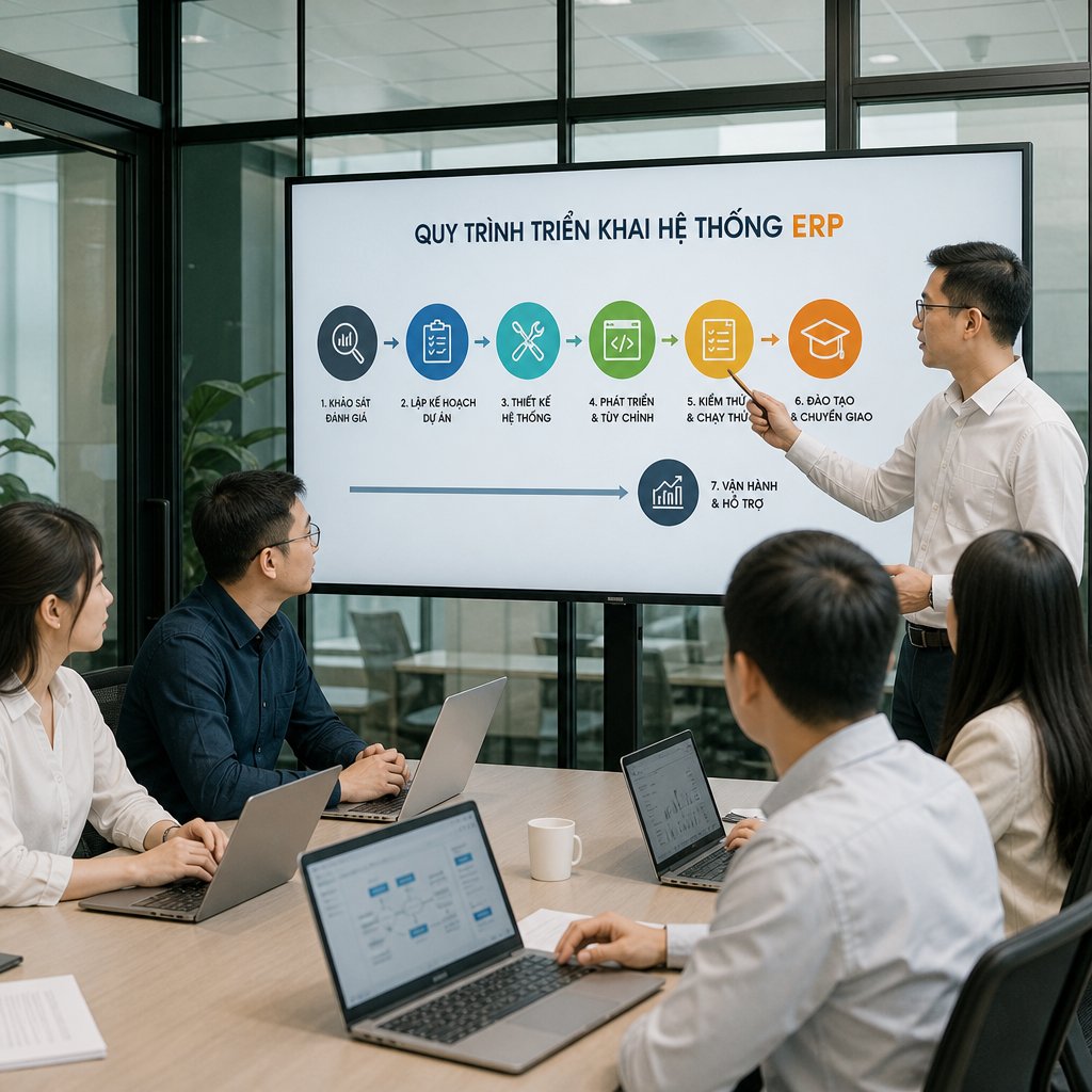 Cẩm nang quy trình triển khai hệ thống ERP dành cho doanh nghiệp
