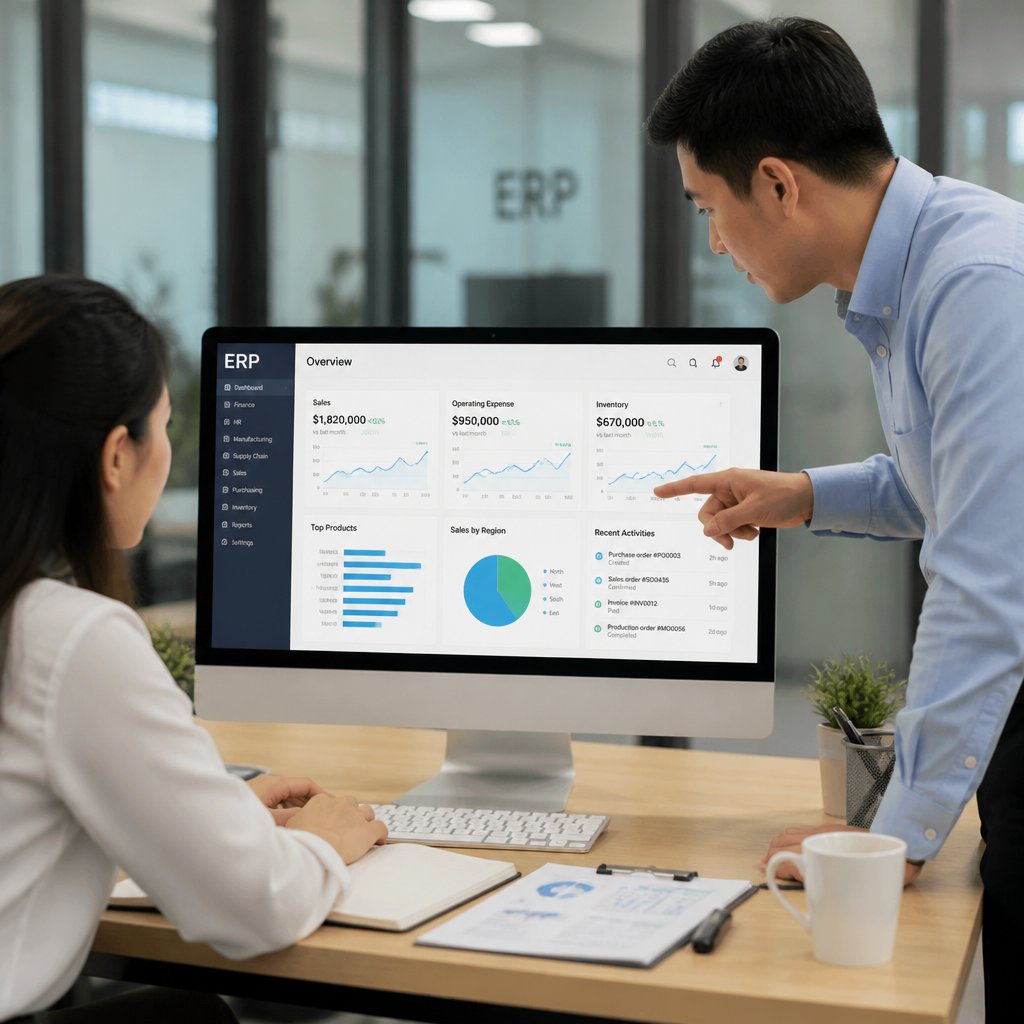 Tối ưu vận hành doanh nghiệp với quản lý ERP