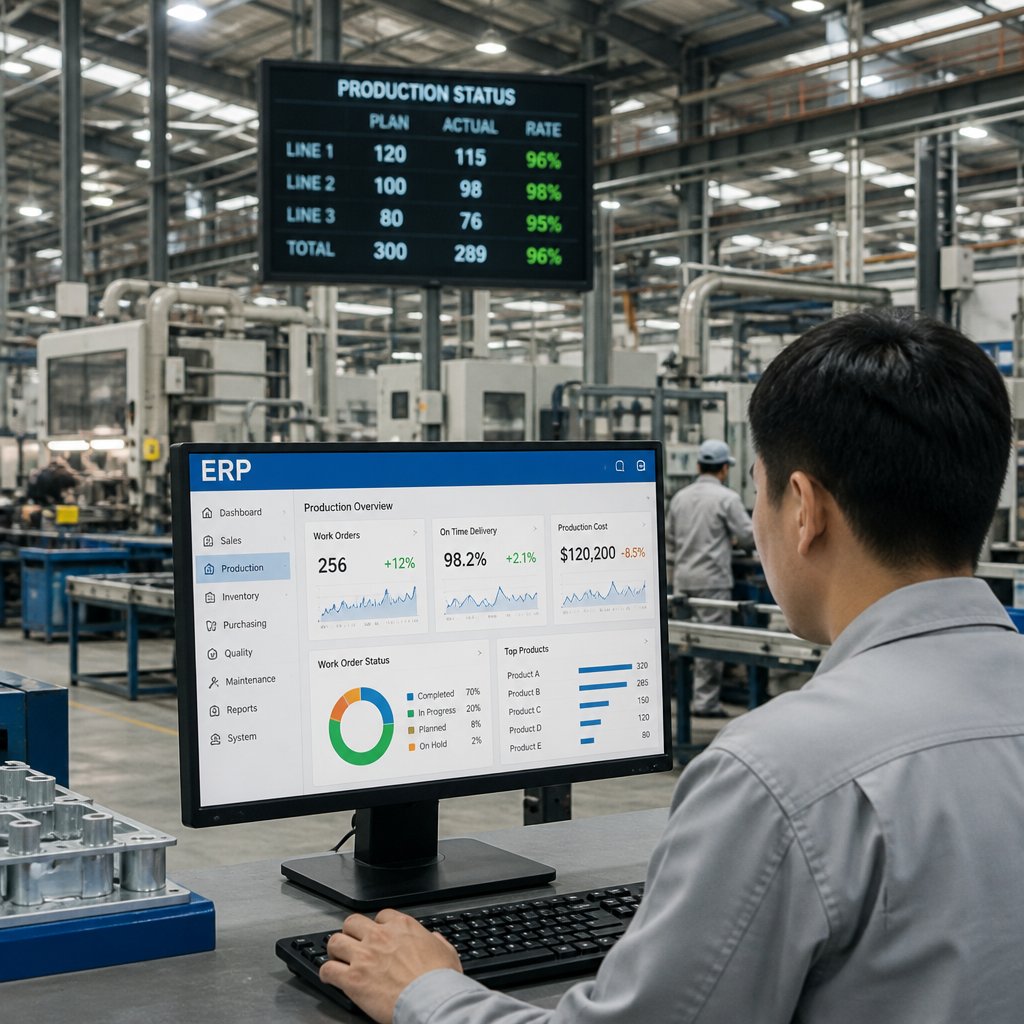 Tối ưu vận hành doanh nghiệp với quản lý sản xuất ERP