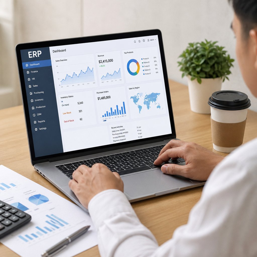 Giải pháp sách về ERP Cách tối ưu quy trình và nâng cao hiệu suất