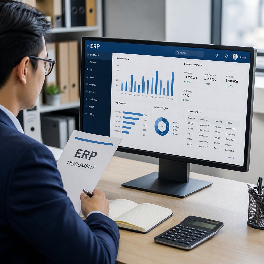 Tài liệu về ERP Các tính năng cần có và cách lựa chọn phù hợp