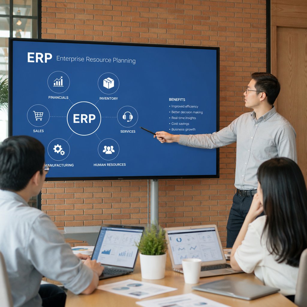 Tìm hiểu tìm hiểu về ERP từ cơ bản đến ứng dụng thực tế